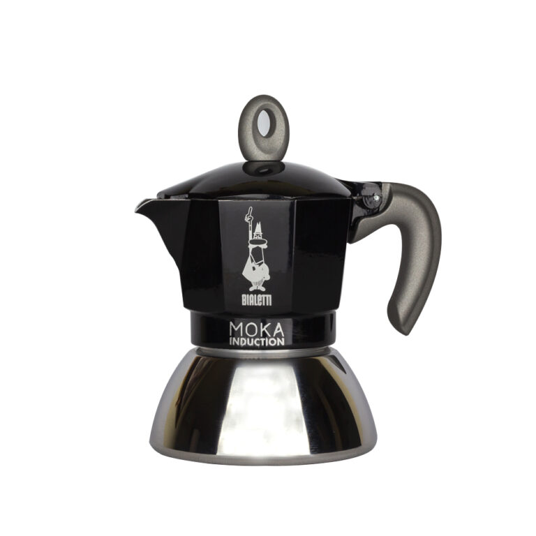 BIALETTI MOKA POT NEW INDUCTION BLACK Java Coffee